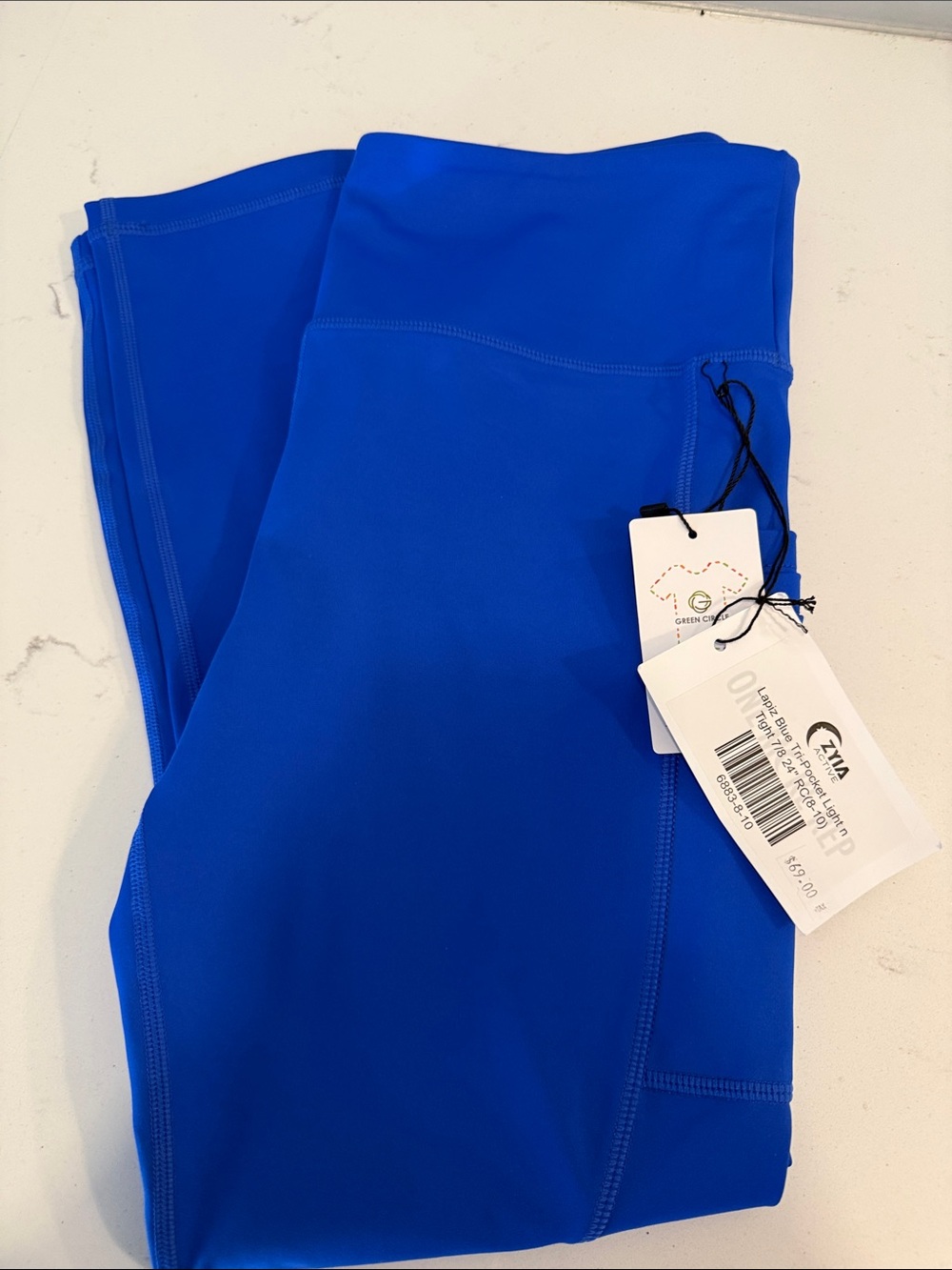 Lapiz Blue Tri-pocket light and tights 7/8 24” RC (8-10) NWT
